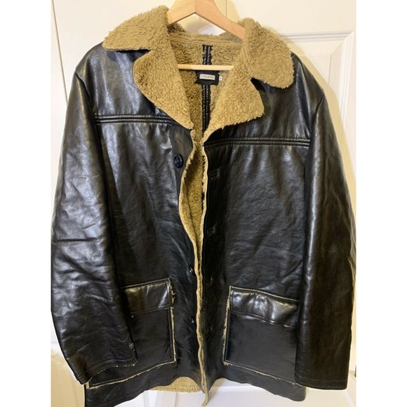 Altatensione Men’s Sz XL Winter Coat Button Jacket Pockets‎ Black - Picture 4 of 10